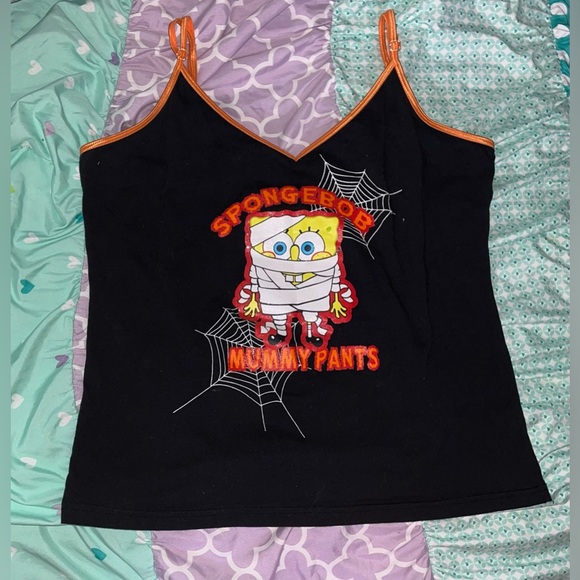 Nickelodeon Women's Tank top SpongeBob SquarePants size XL [G-1 ] - Picture 6 of 7